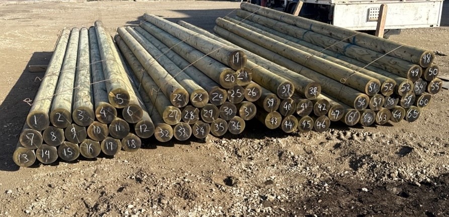 環境パイル工法を用いた工事の様子