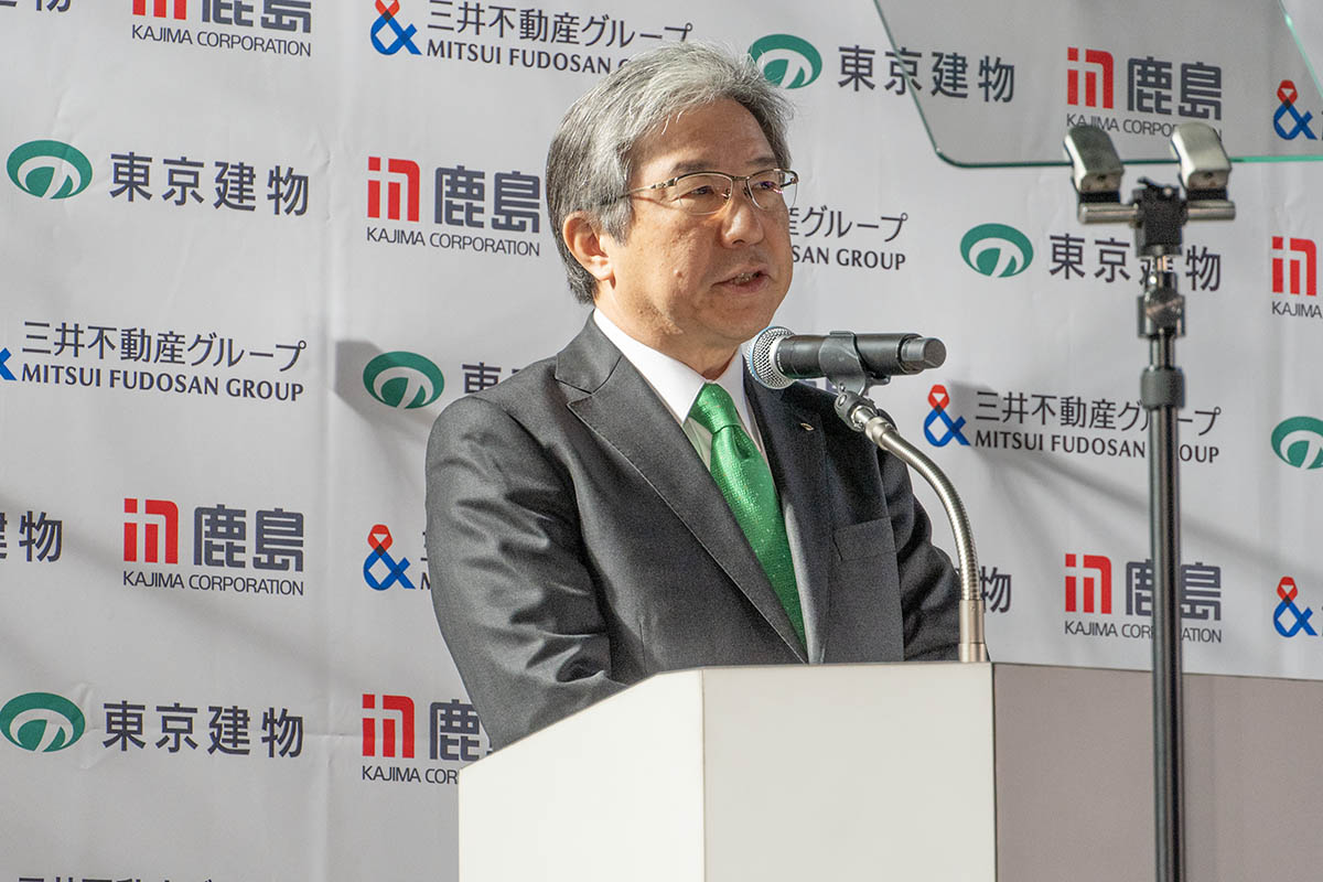東京建物 代表取締役社長執行役員 小澤克人氏