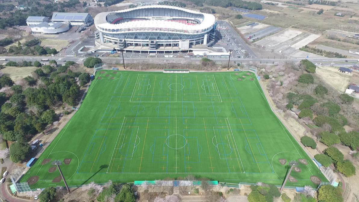 建設予定地の卜伝の郷運動公園