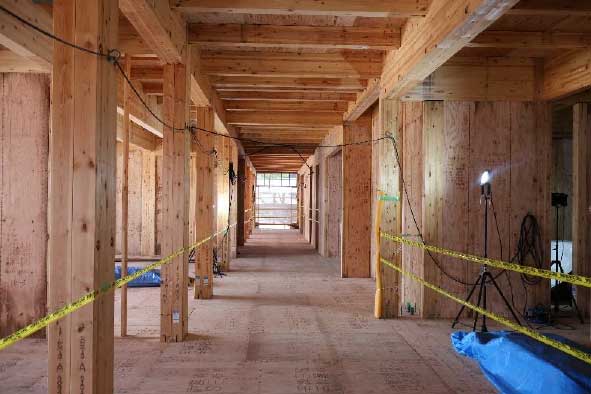 SE構法による構造体