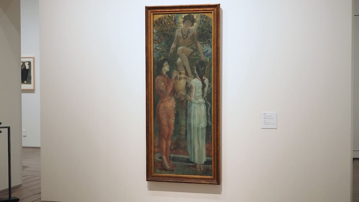 青木繁の《わだつみのいろこの宮》(石橋財団アーティゾン美術館蔵)