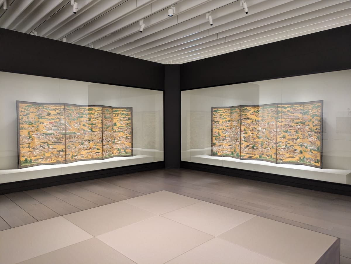 《洛中洛外図屏風》(石橋財団アーティゾン美術館蔵)