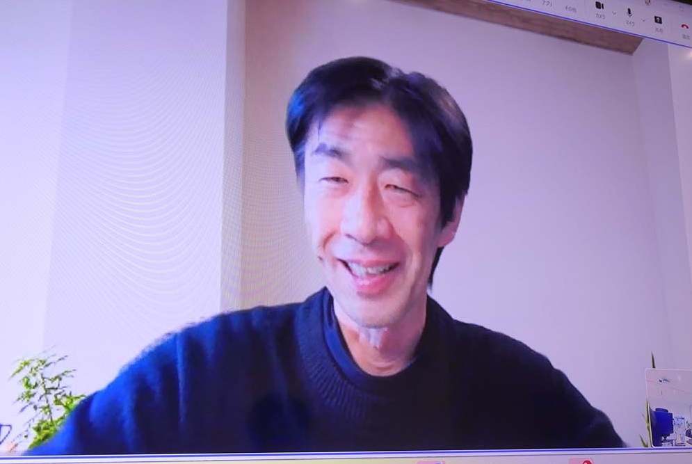 商品企画担当の永井氏。滋賀県草津市の開発拠点からオンラインで話を聞きました