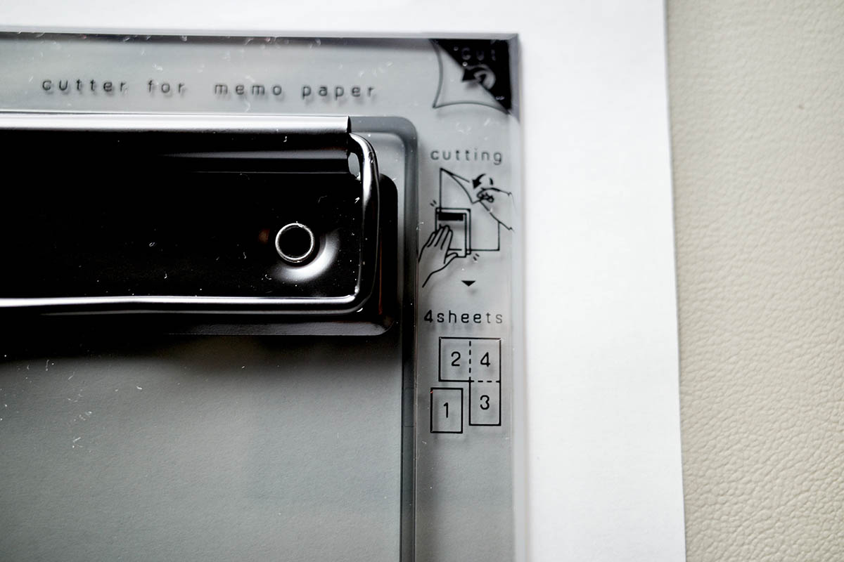 カットの順番は本体にも表示されているので迷わない