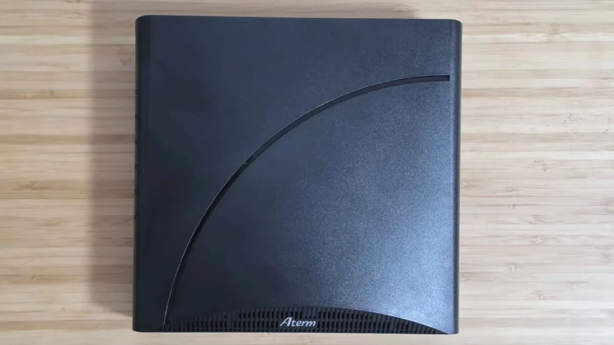 NEC製のWi-Fi7対応ルーター 「Aterm 7200D8BE」