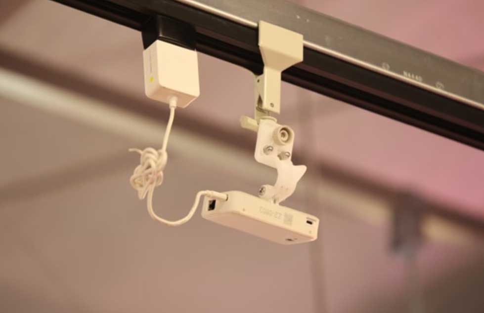 店内に設置された「リテールAIカメラ」(トライアルHD・ホームページより)