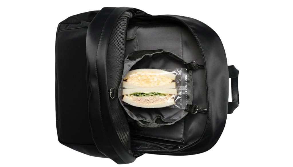 サンドイッチをつぶさないハンモックポケット