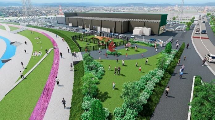 「河川内広場」