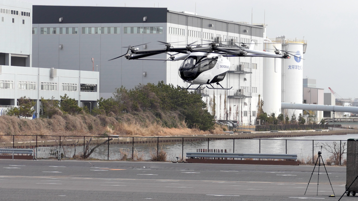 今回飛行実証を行なった「SkyDrive 式 SD-05 型」