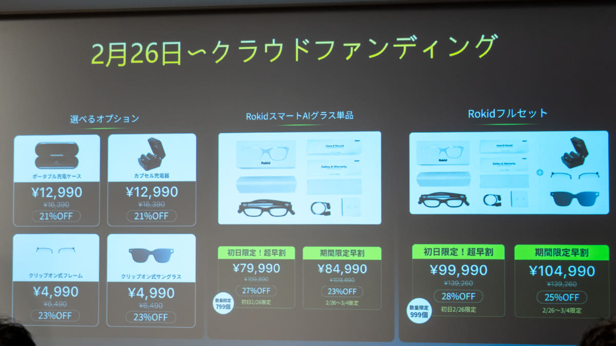 Makuakeでの割引価格
