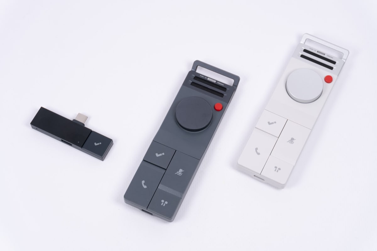 左からHiDock P1 mini(メタルグレー)、HiDock P1(スペースグレー)、HiDock P1(スターホワイト)