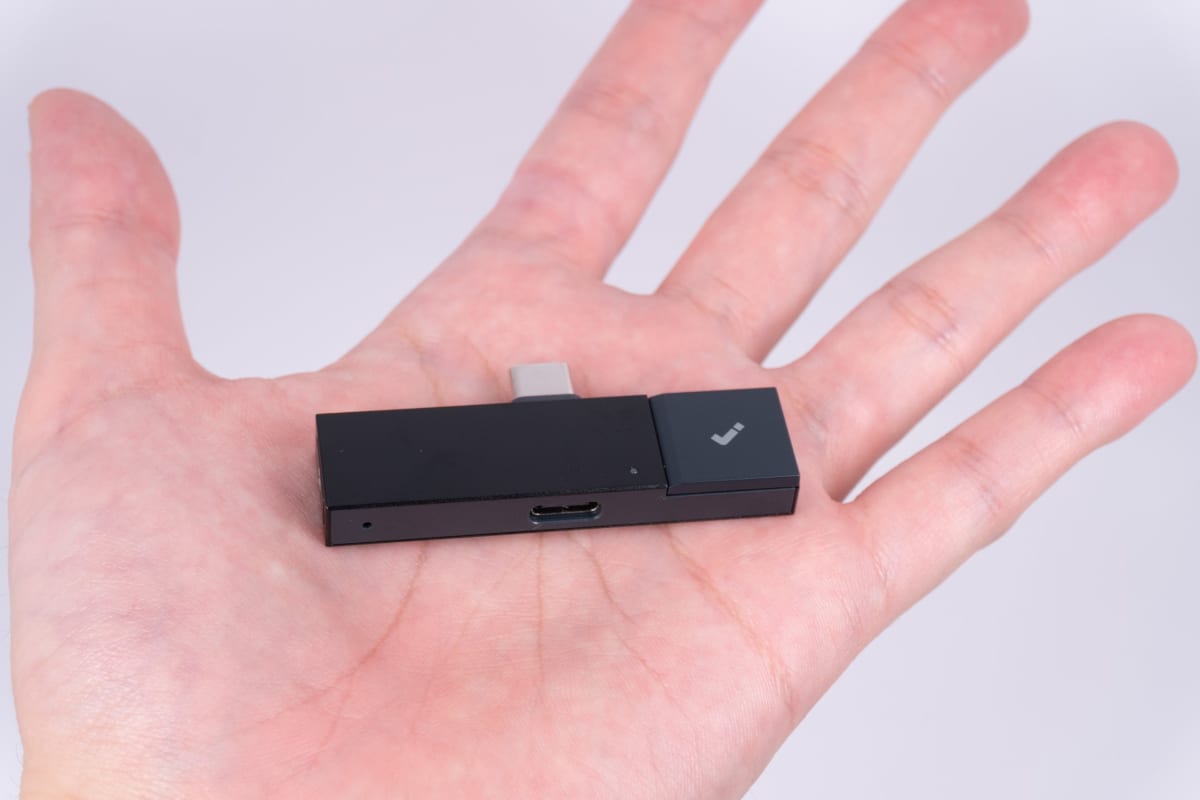 HiDock P1 mini。手のひらサイズのコンパクト設計