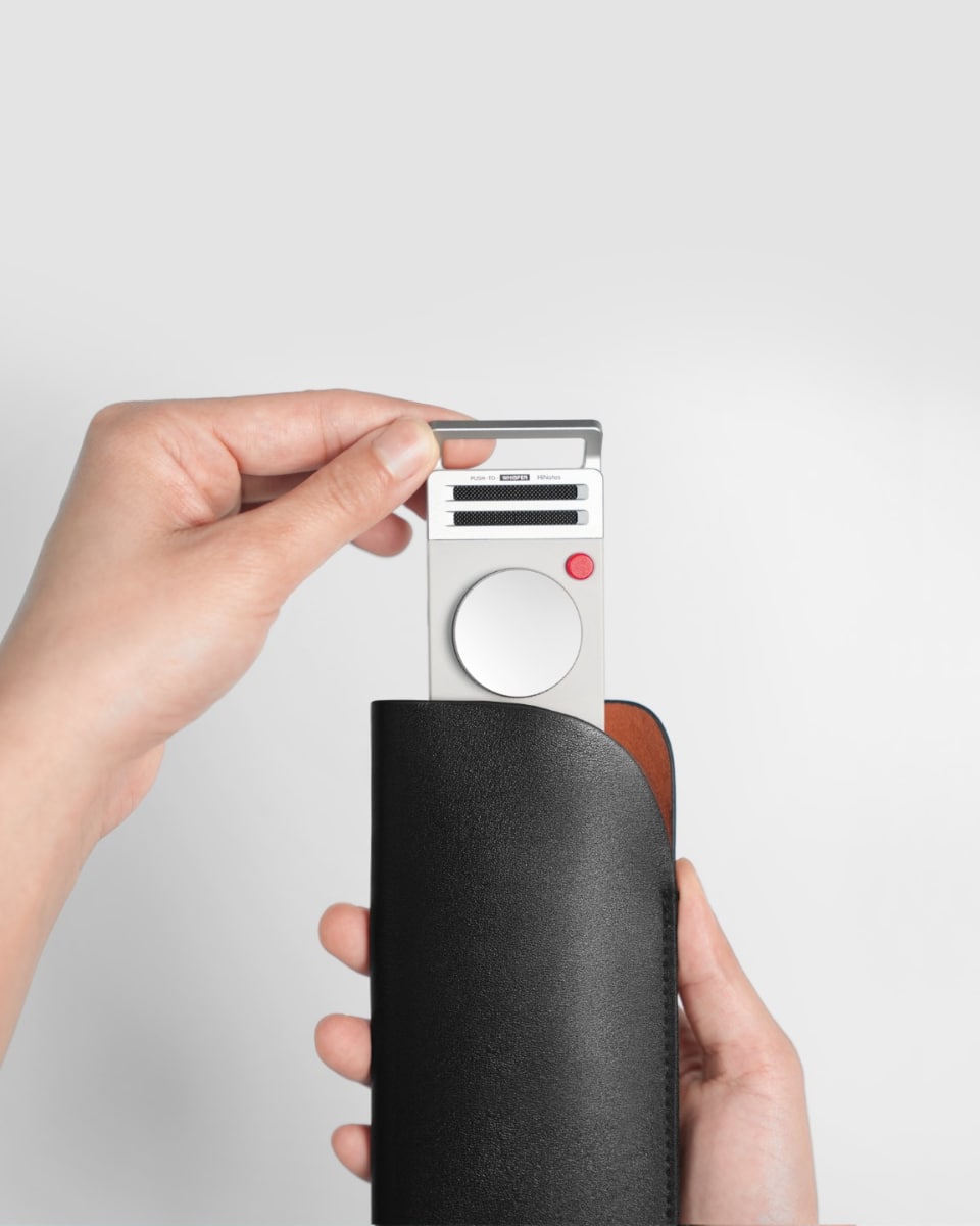 HiDock P1本革ケース