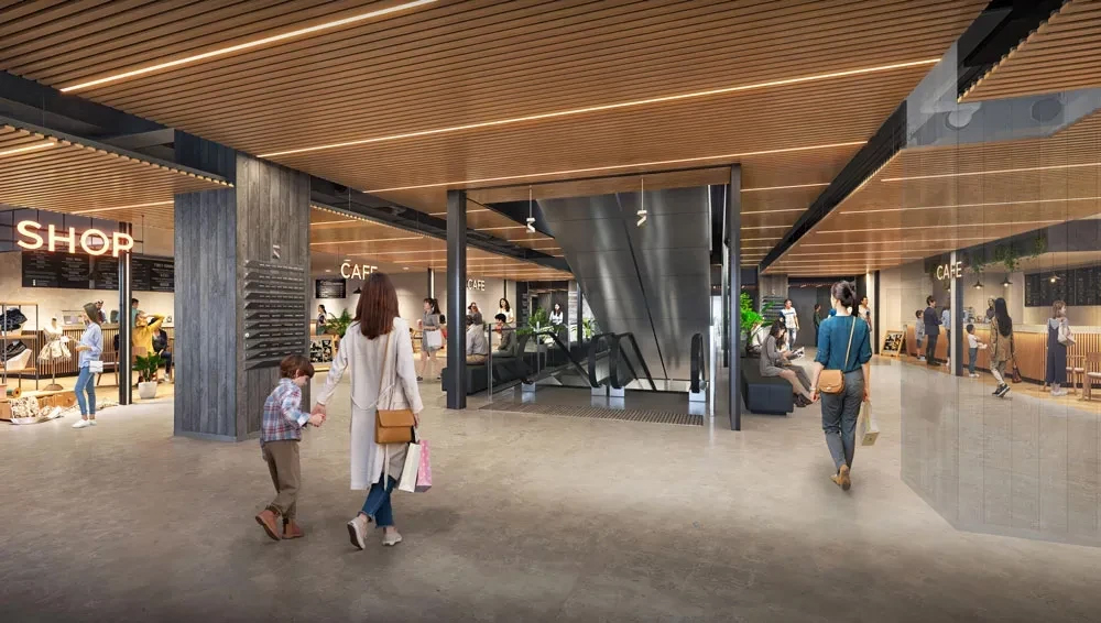 3階エントランスからの内観イメージ図