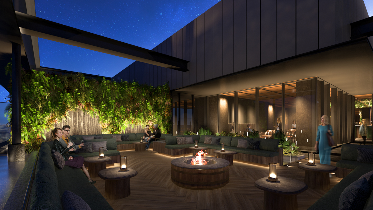 The TRAVELERS HOUSE ROOFTOP BAR