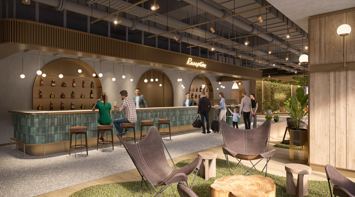 ホテルメトロポリタン 大井町トラックスロビー