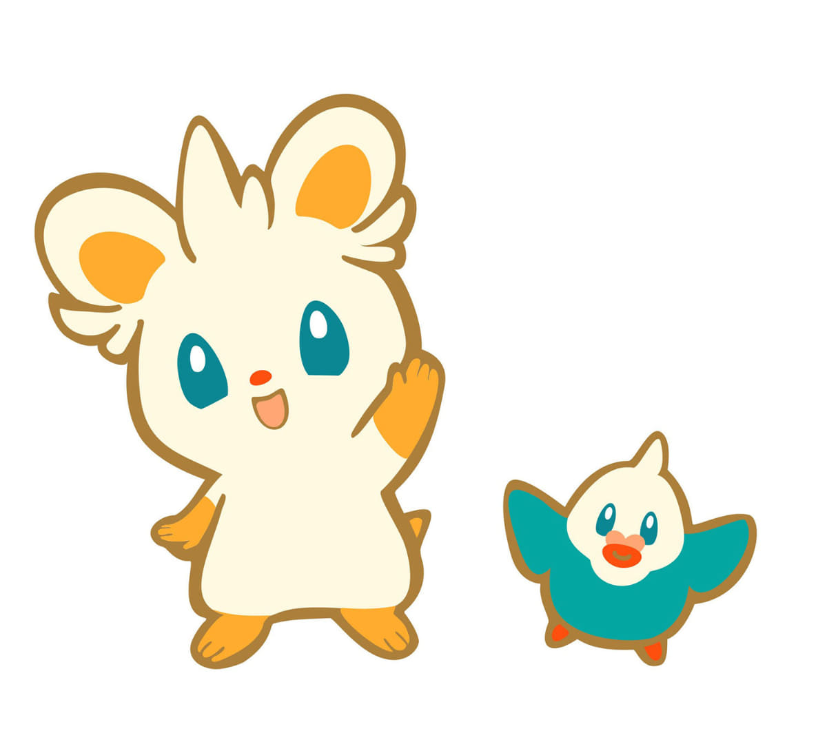 ワラピィとヨミドーリ