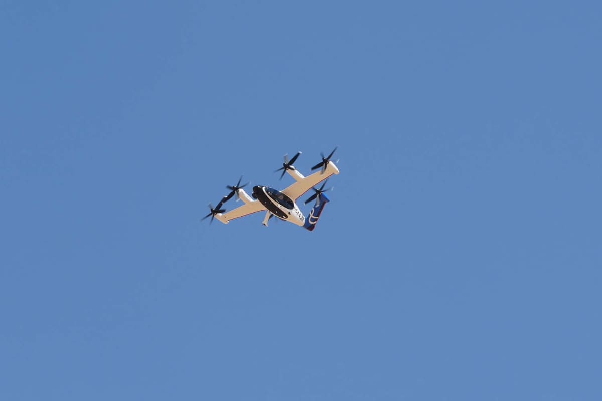 飛行している様子