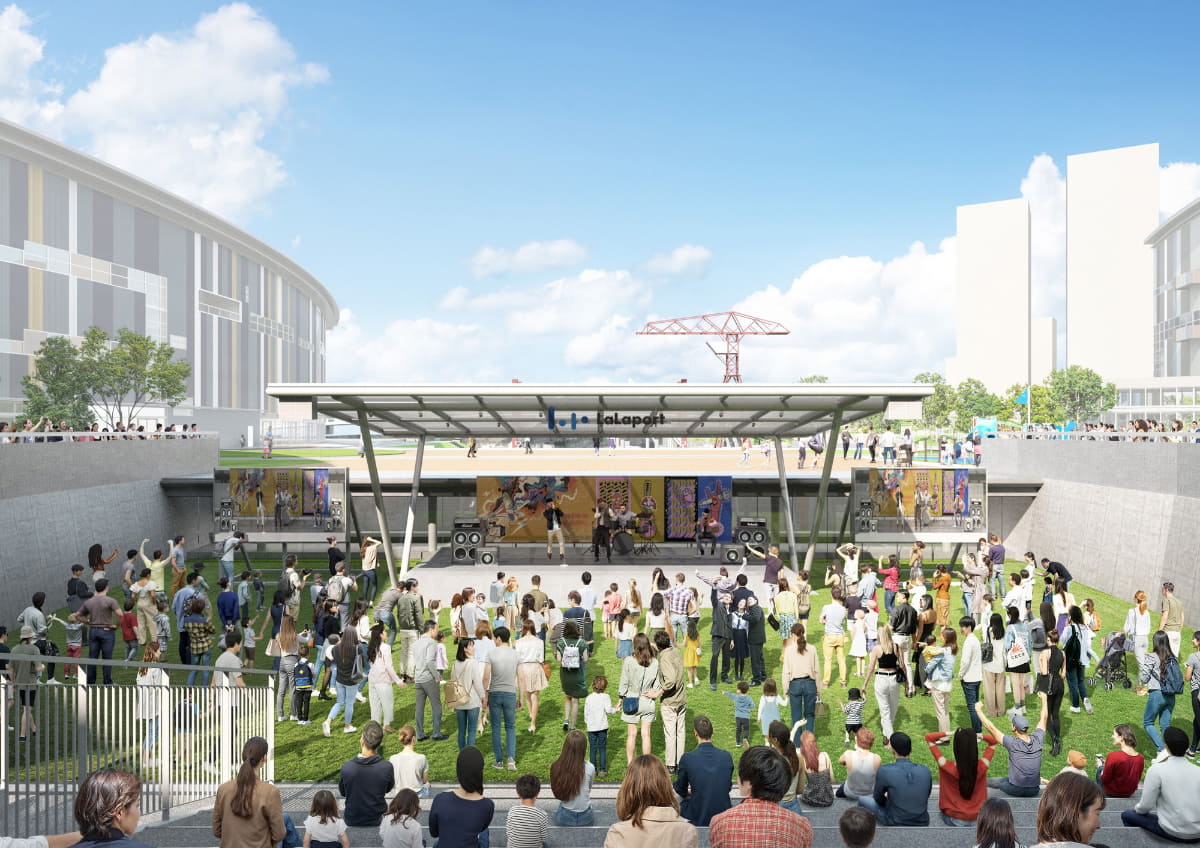 中庭イベントステージ