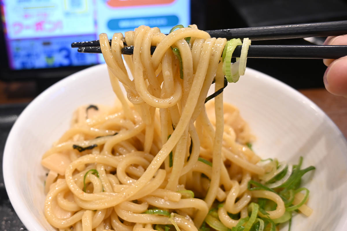 油そば。単体では発売していない