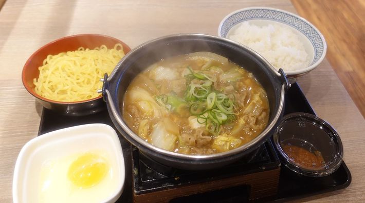 牛肉玉ラーメン鍋膳