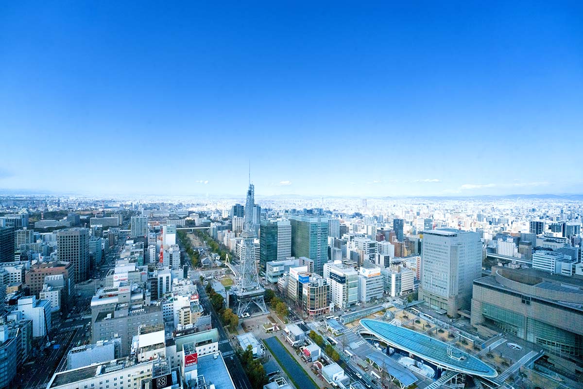 オフィス28階からの眺望