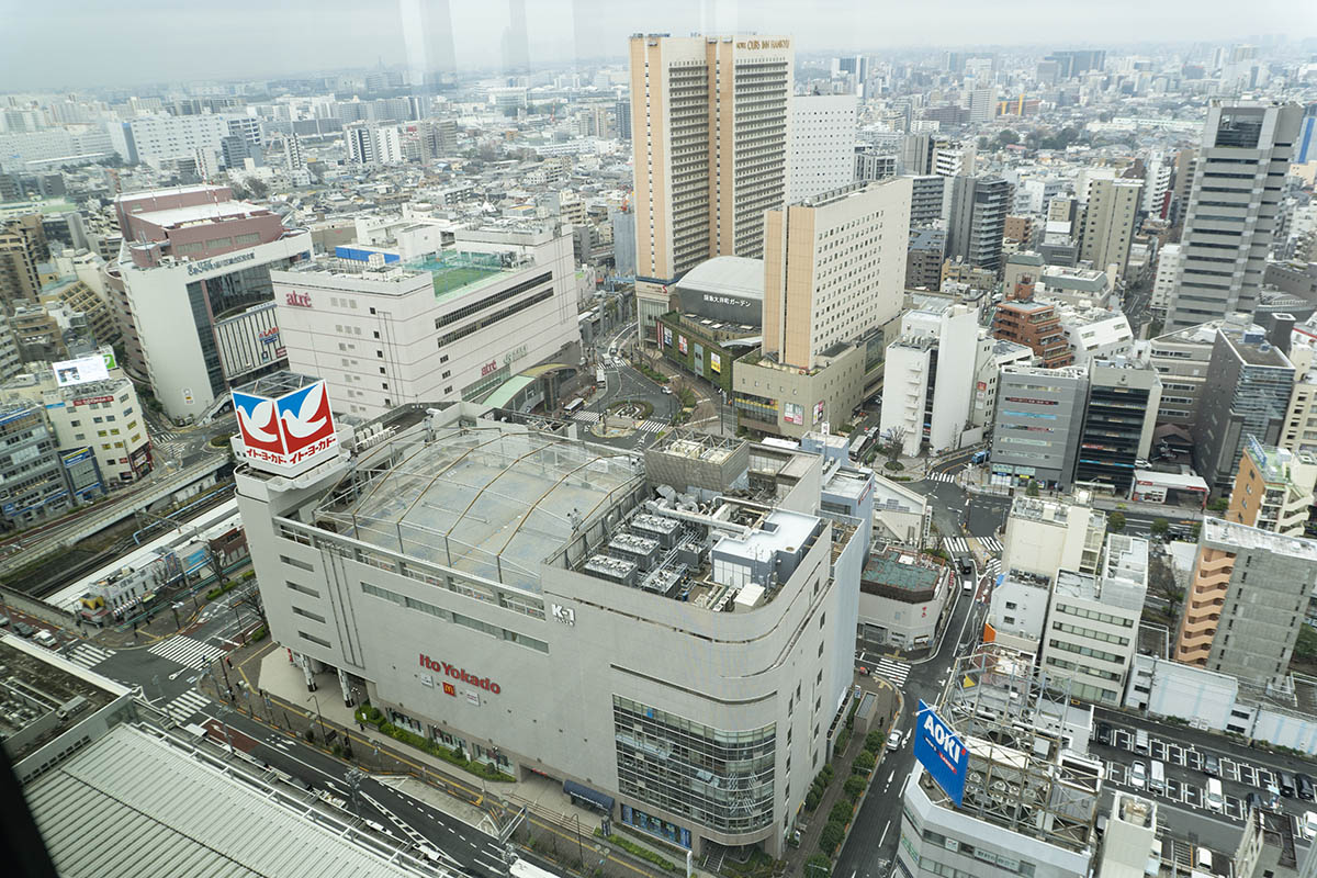 大井町駅周辺は大型商業施設や商店街などによりすでに生活圏が形成されている