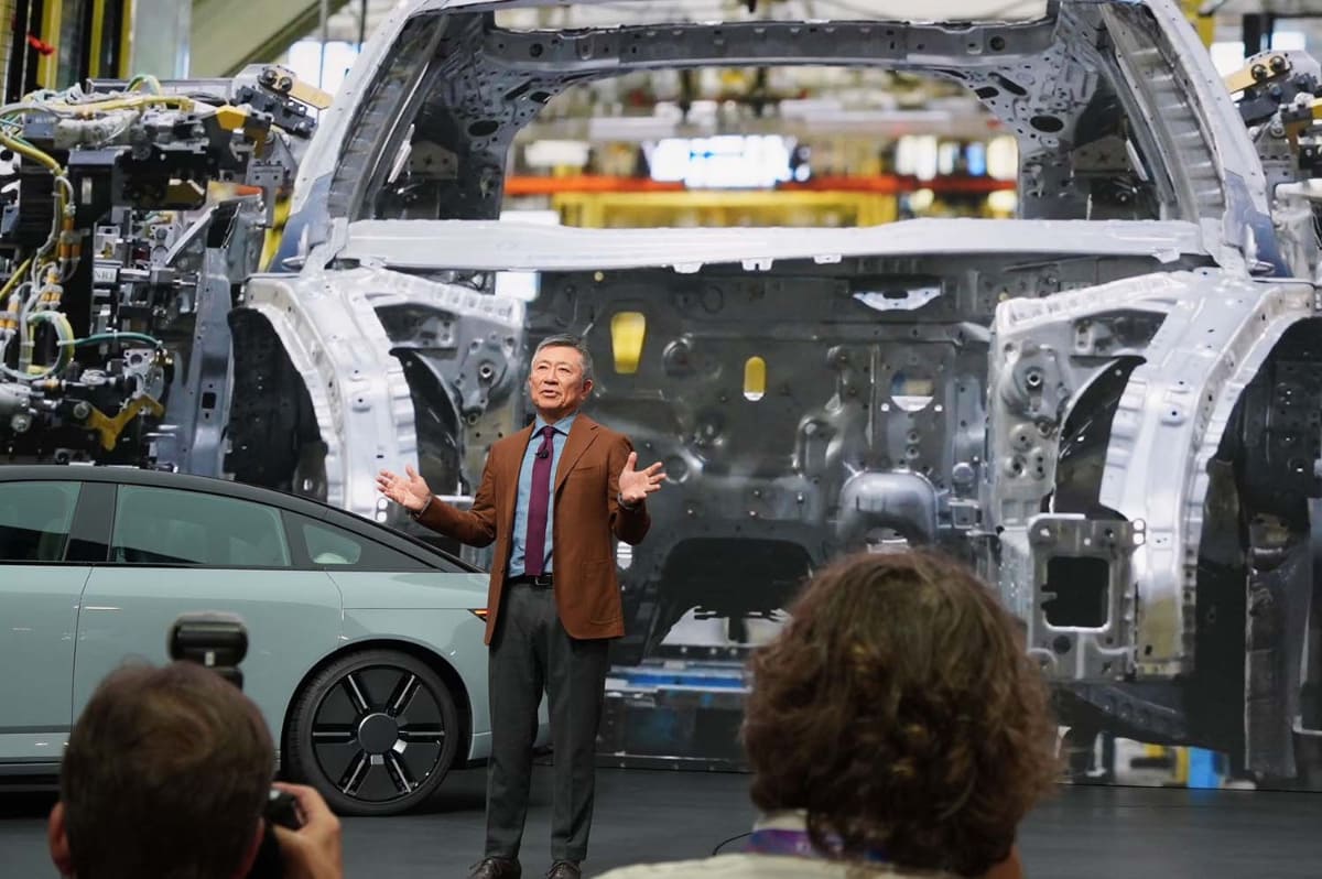 1月のCESでは、ホンダの米オハイオ州工場で製造ラインが立ち上がったことを、ソニーホンダ・代表取締役 会長 兼 CEOの水野泰秀氏がアピール