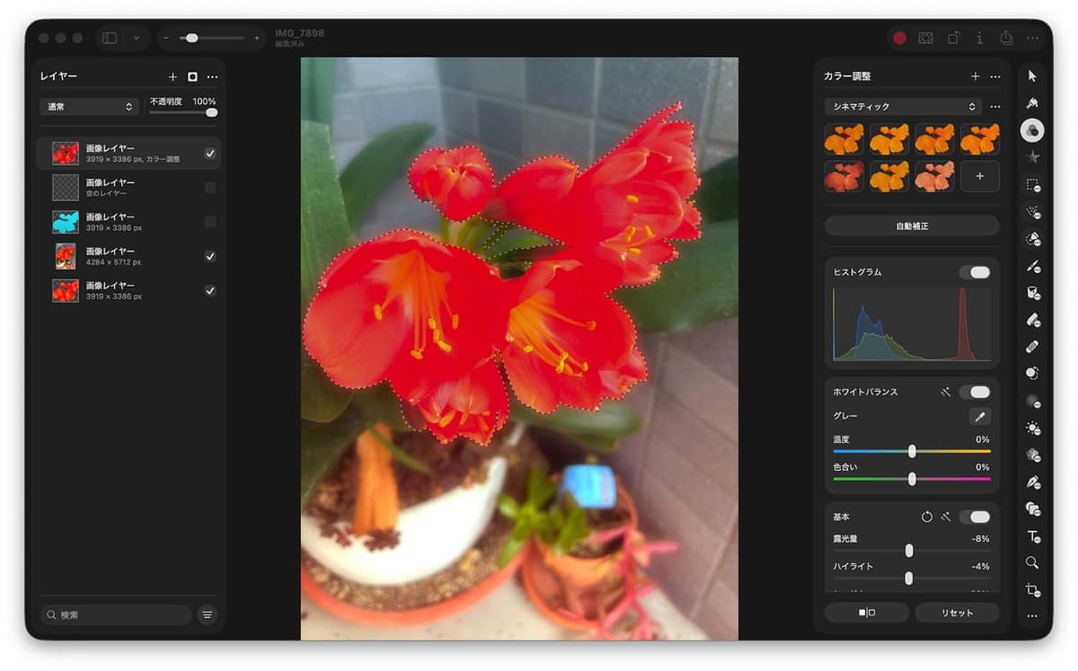 AIによるマスク処理などにも対応したPixelmator Pro