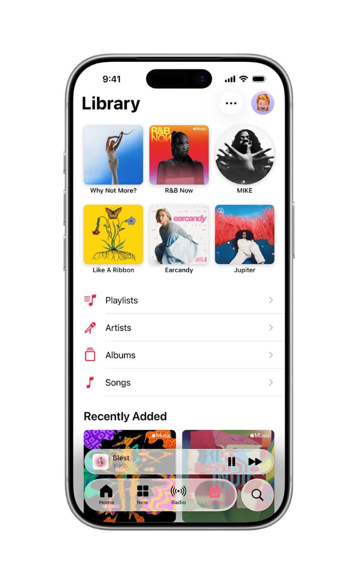 現在のApple Music。ダウンロードからサブスクに変わり、日本でもオンライン配信を定着させたサービスの1つ