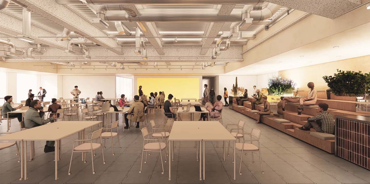 交流や社内イベントに活用できるオープンスペース「FIELD 20」