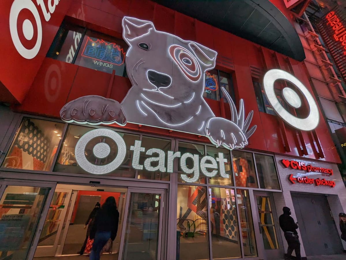 米ニューヨークのタイムズスクエアにあるTargetの店舗