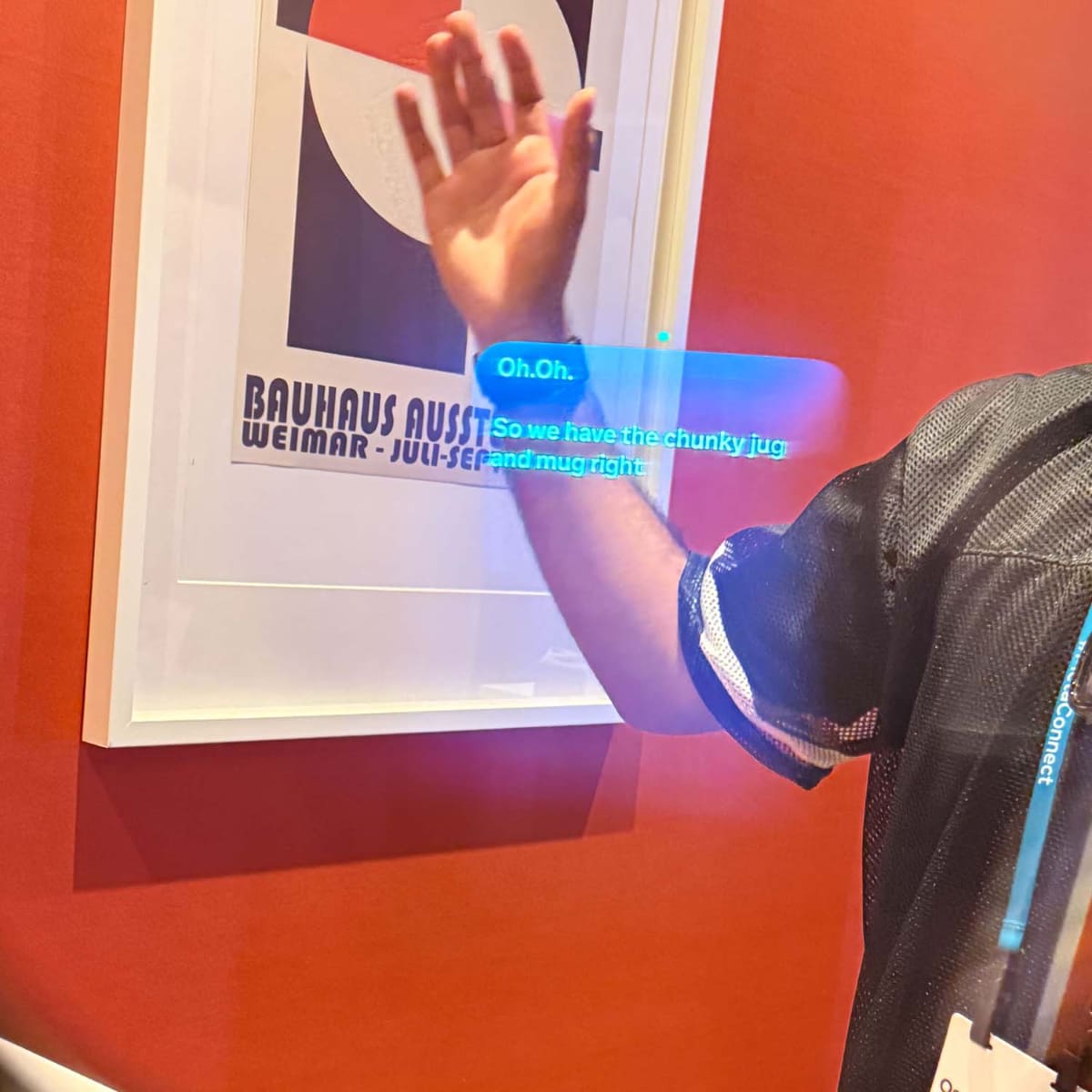 カラーディスプレイ内蔵で、会話や翻訳などが文字で見える