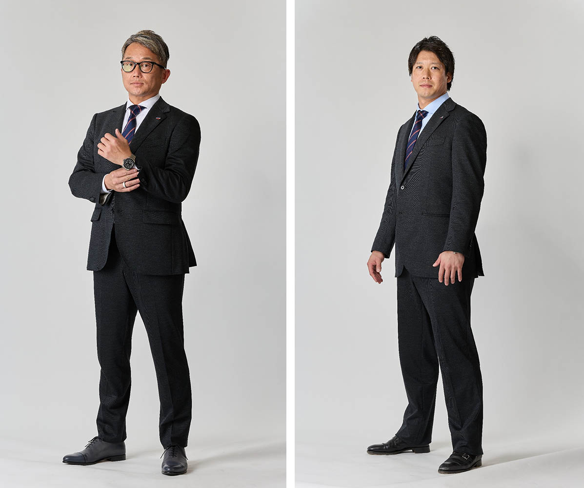 ヤクルトの石川雅規選手と山田哲人選手