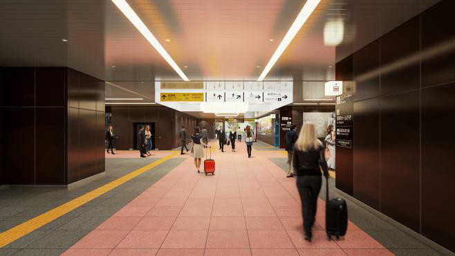 改札内コンコース