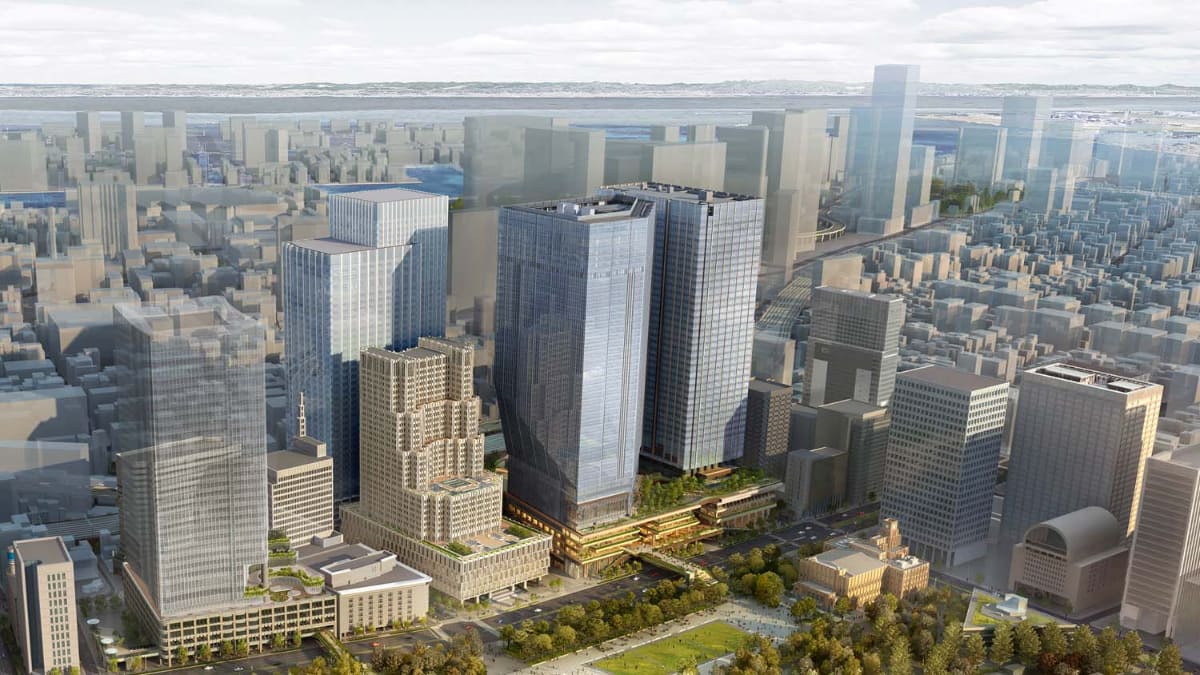 「HIBIYA CROSSPARK」完成イメージ(2026年4月14日時点)