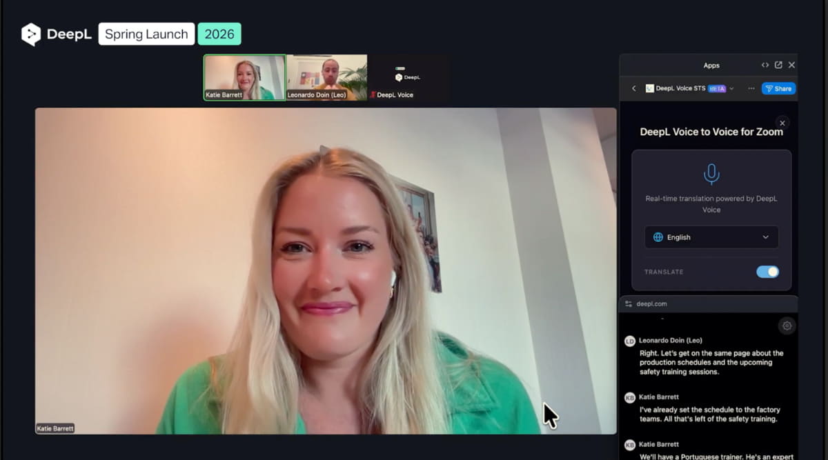DeepL Voice for Meetings