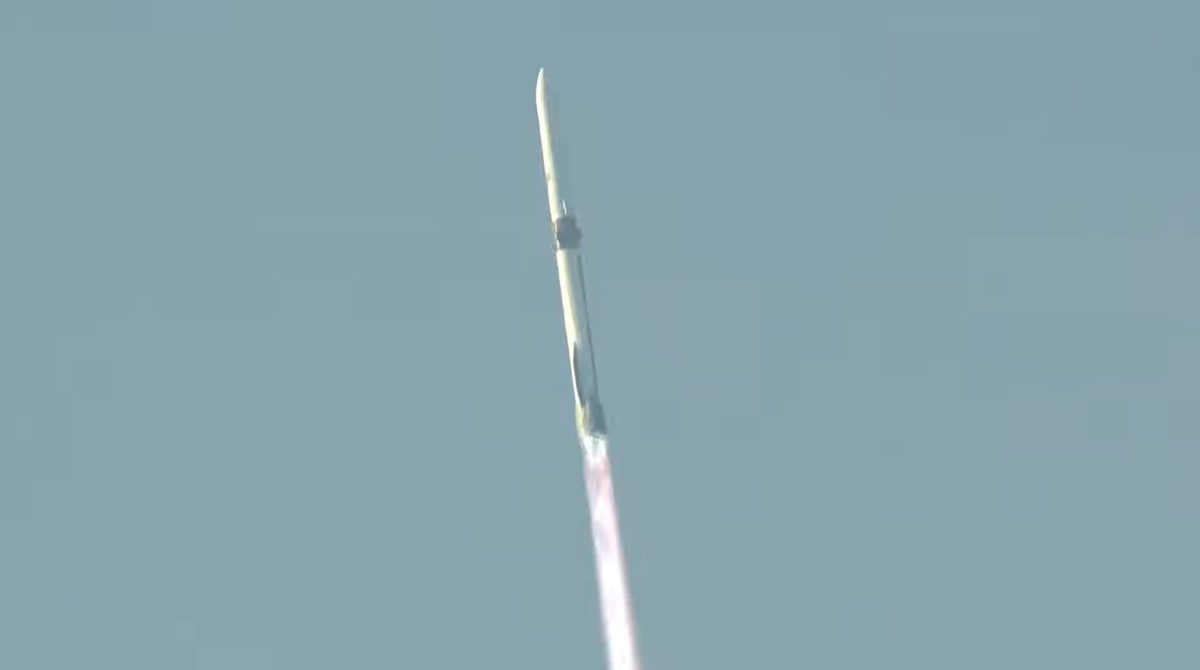 「New Glenn」第3ミッションの打上げの様子(YouTubeより)