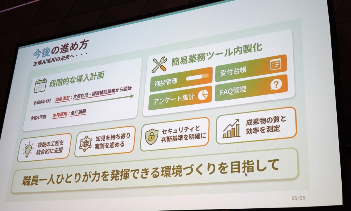 令和9年度に全庁展開を目指す