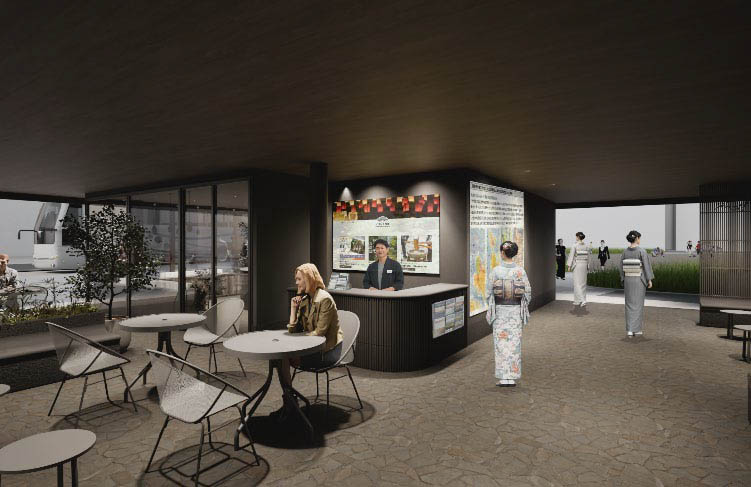 1階 休憩・観光案内スペースイメージ