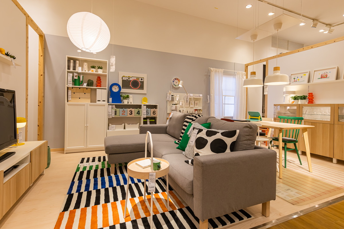 岡山に暮らす家族を想定したルームセット