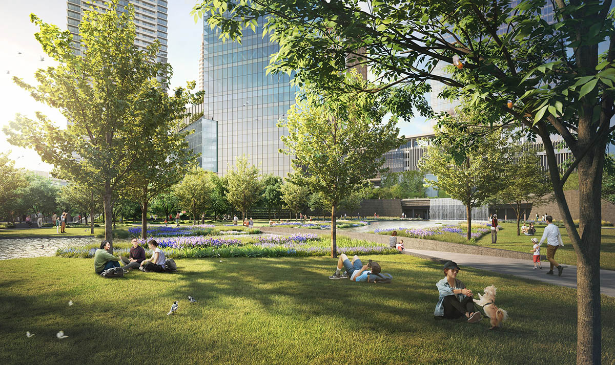 うめきたの森(提供：グラングリーン大阪開発事業者)