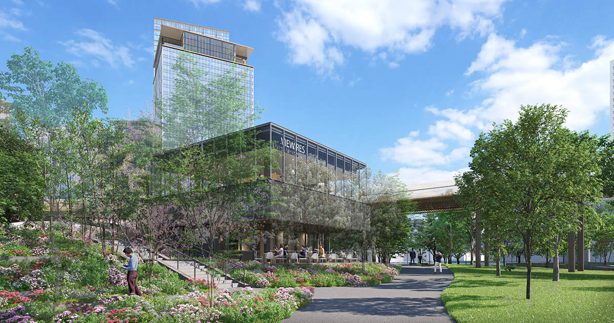 「AOI NAPOLI OMBRA(仮称)」外観イメージ(提供：グラングリーン大阪開発事業者)