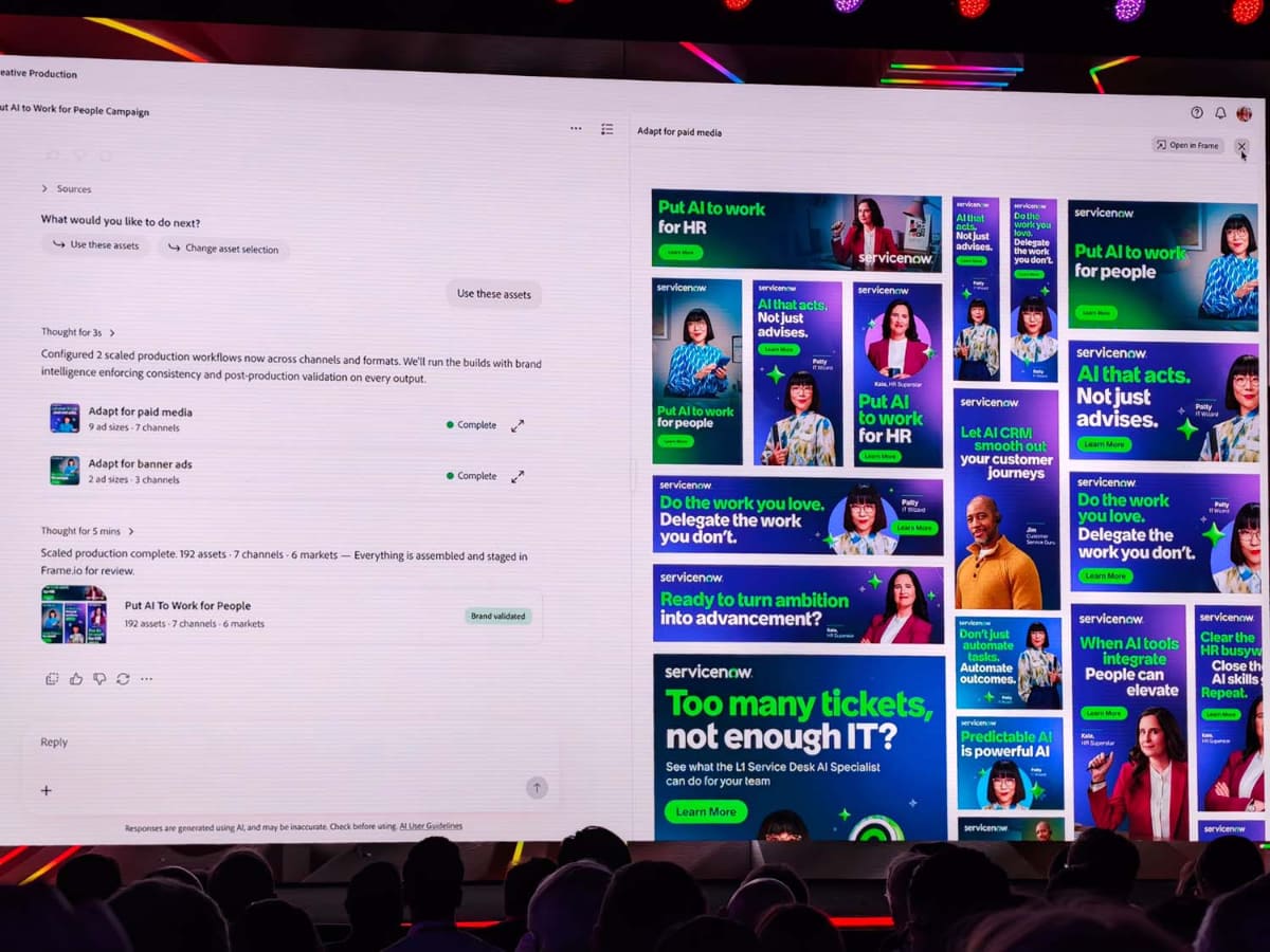 Adobe GenStudioを使い、チャンネルごとに適切なコンテンツを生成