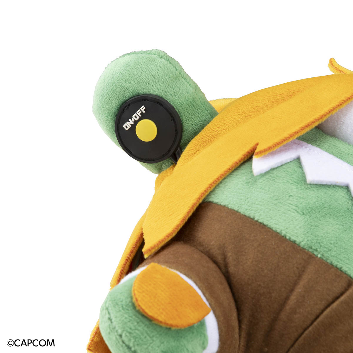 右手にあるボタン