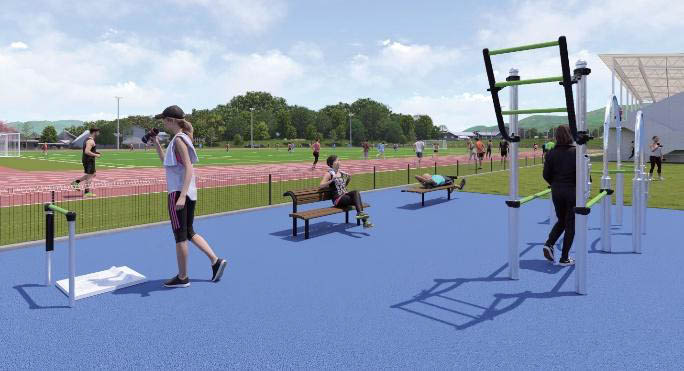 健康遊具ゾーン