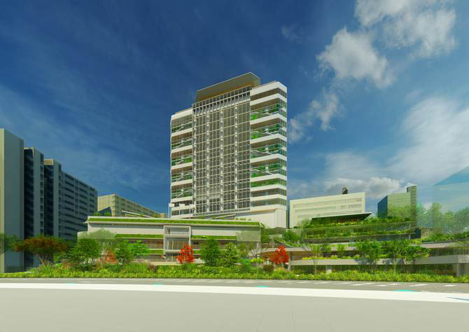 立体的な緑化空間