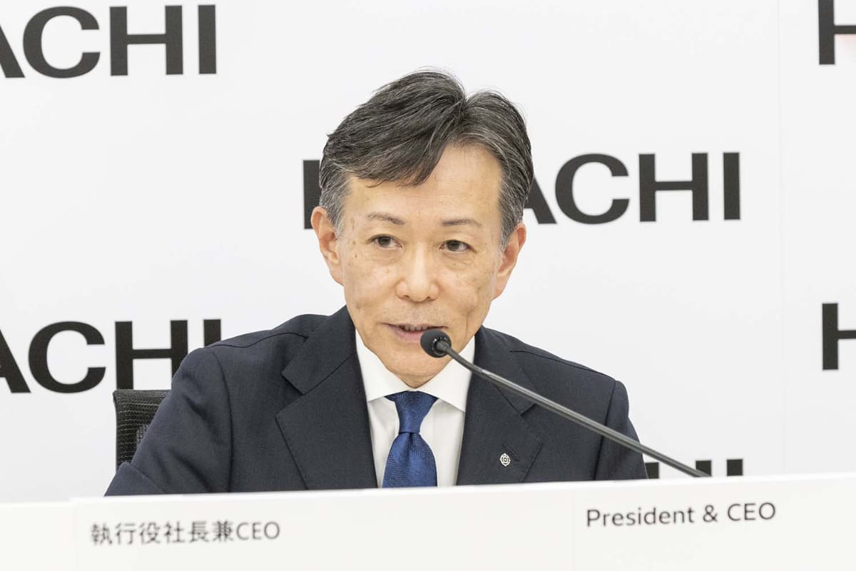 日立製作所 德永俊昭社長