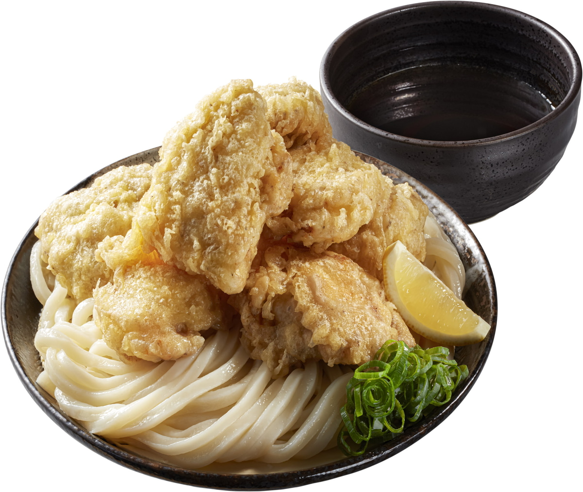 黒胡椒かしわ天ざる