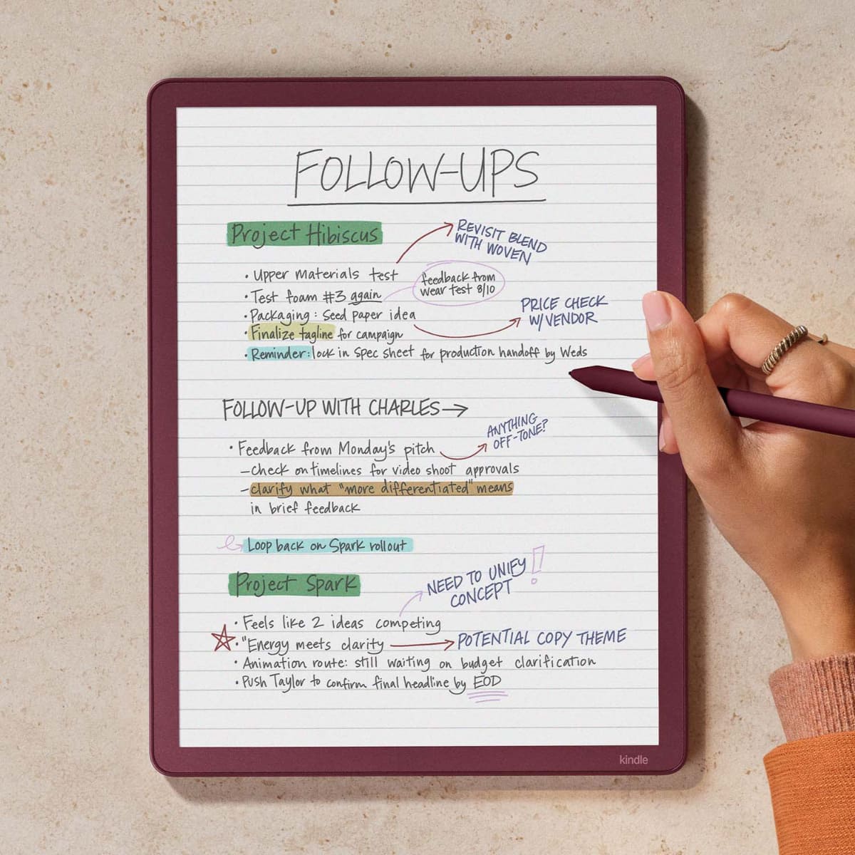 Kindle Scribe Colorsoftはカラー対応
